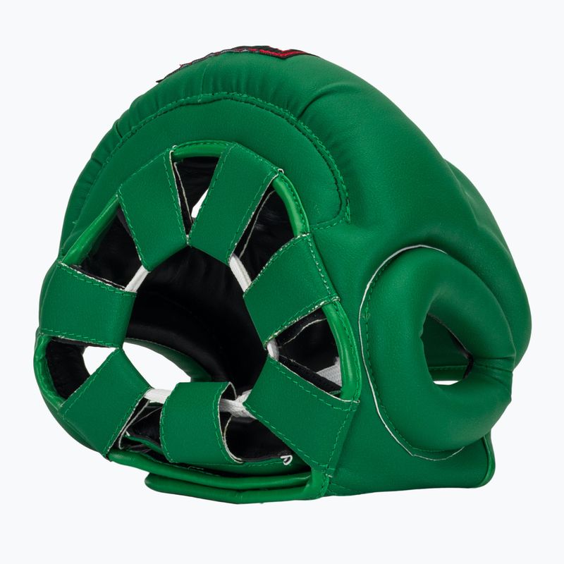 RAJA BOXING Casco da boxe verde semipelle 6