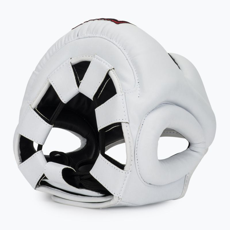 RAJA BOXING Casco da pugilato bianco semipelle 6
