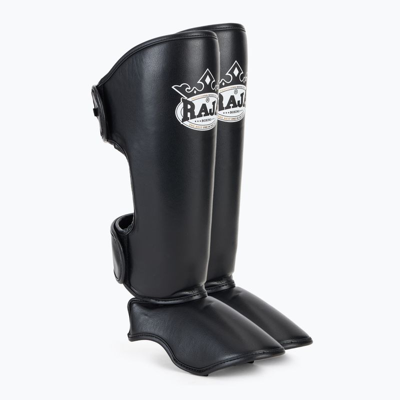 RAJA BOXING Parastinchi leggeri in pelle nera