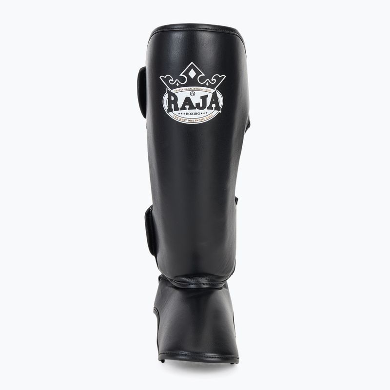 RAJA BOXING Parastinchi leggeri in pelle nera 4