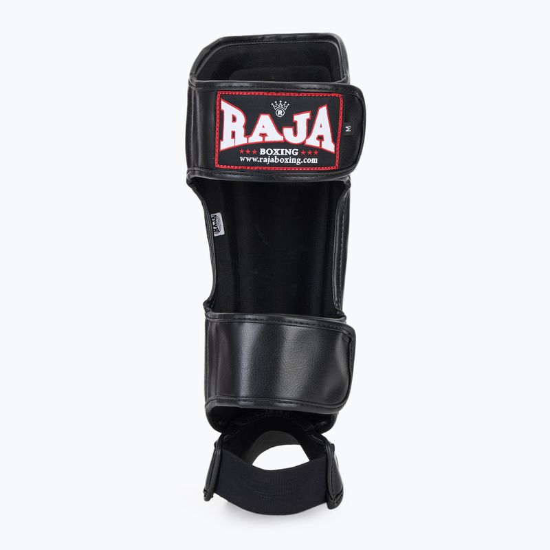 RAJA BOXING Parastinchi leggeri in pelle nera 5