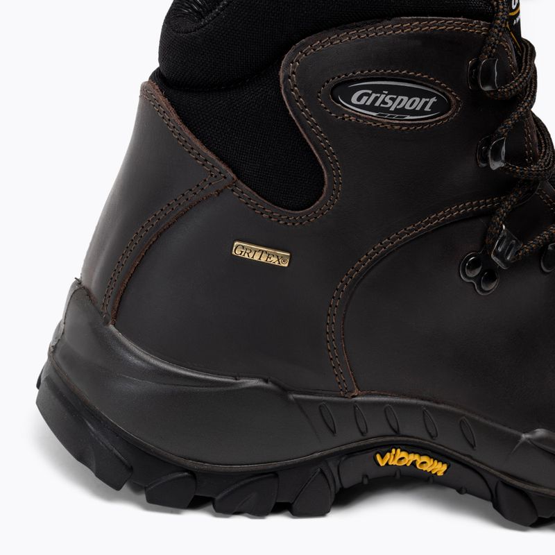 Scarponi da trekking Grisport da uomo 10303D69G marrone scuro 7