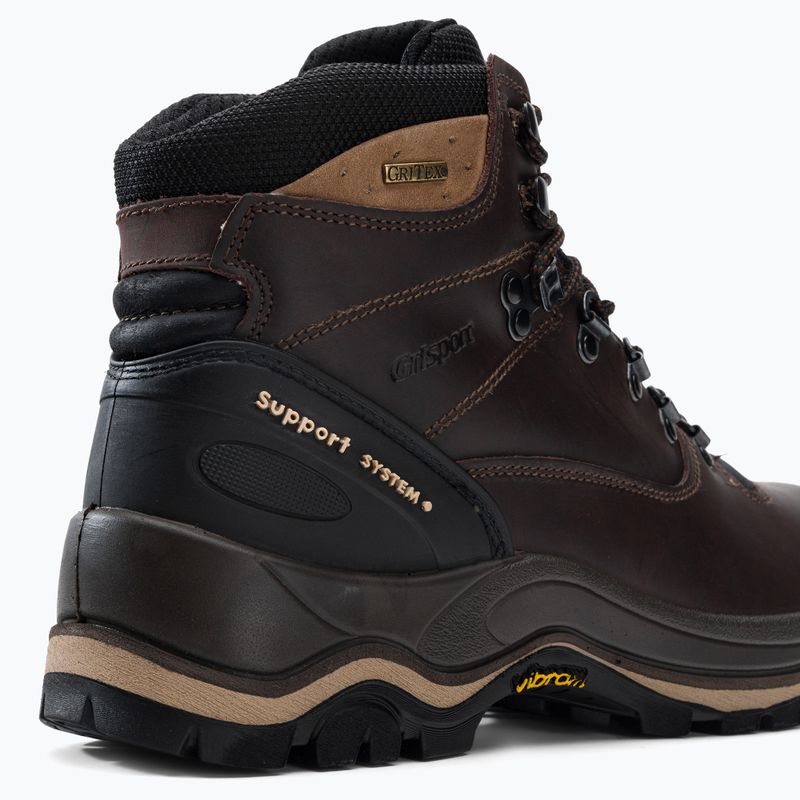 Scarponi da trekking Grisport da uomo 11205D15G marrone scuro 8