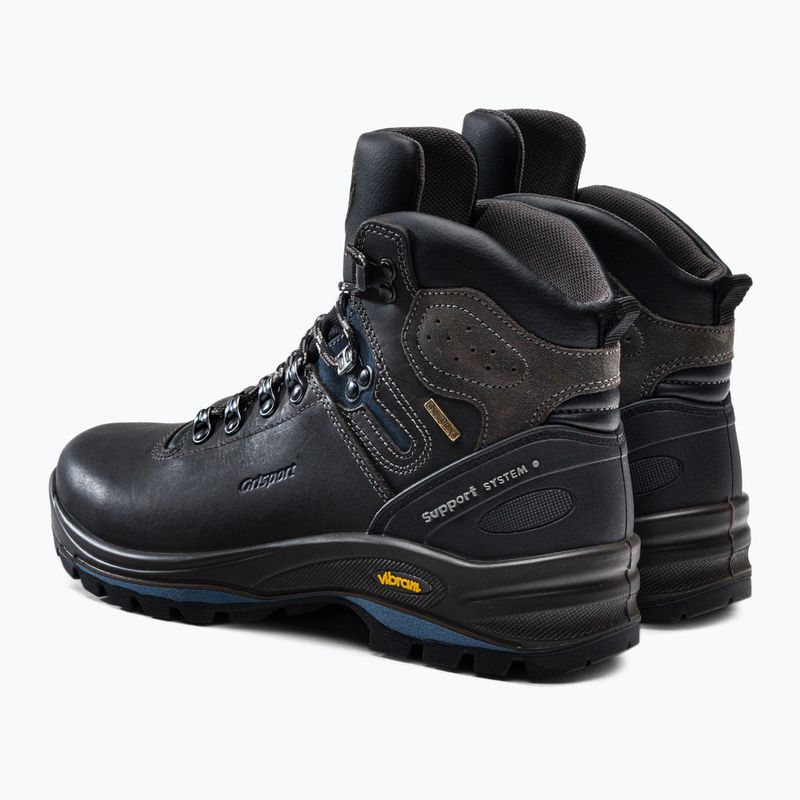 Stivali da trekking da uomo Grisport 12833D1G nero 3