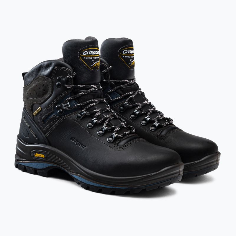 Stivali da trekking da uomo Grisport 12833D1G nero 5