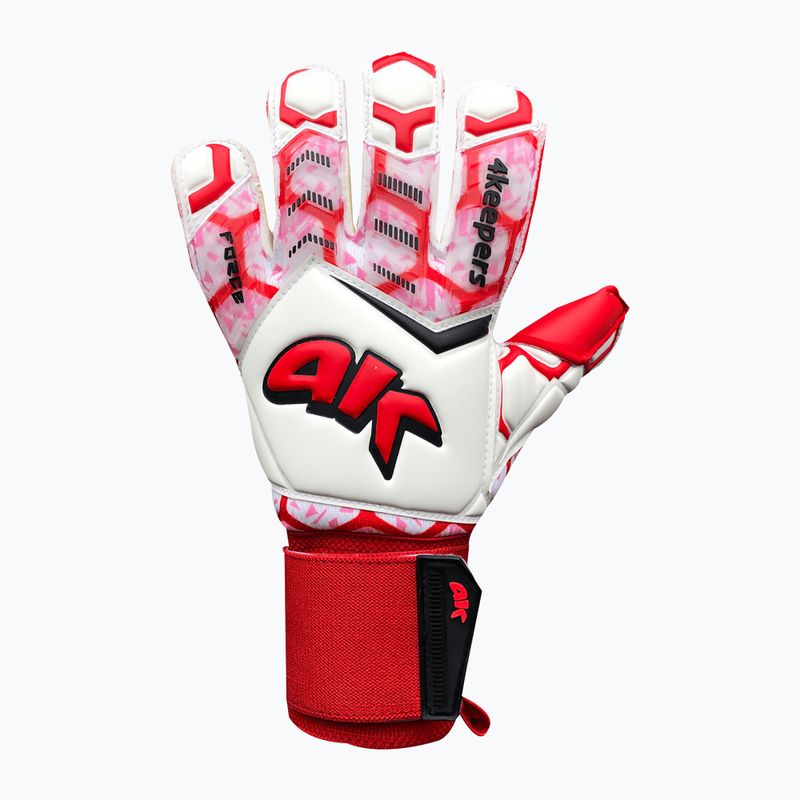 4keepers Force V 4.20 HB guanti da portiere bianco/rosso 5