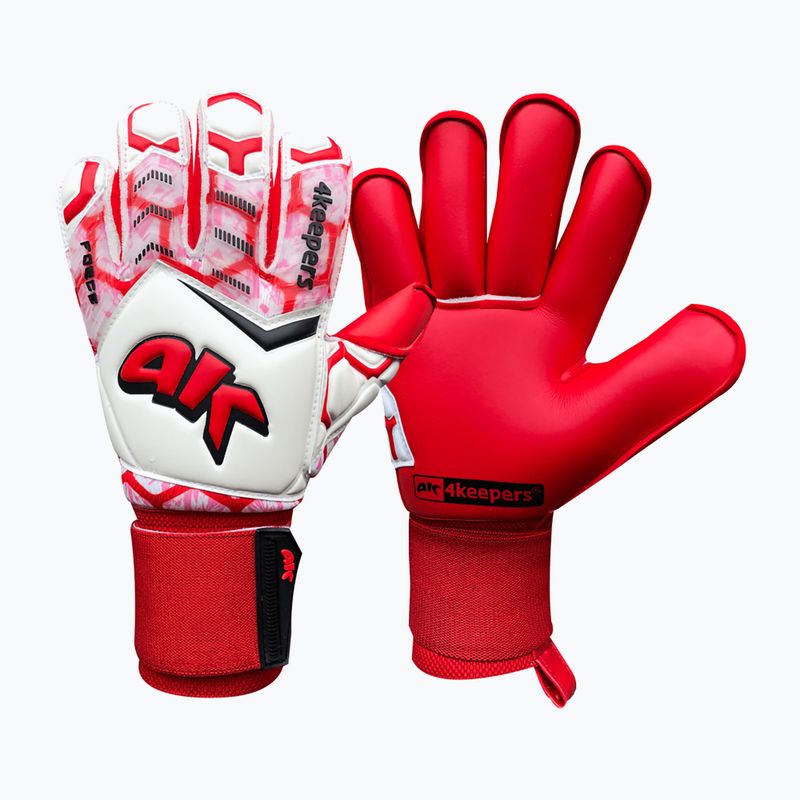 4keepers Force V 4.20 RF guanti da portiere bianco/rosso 6