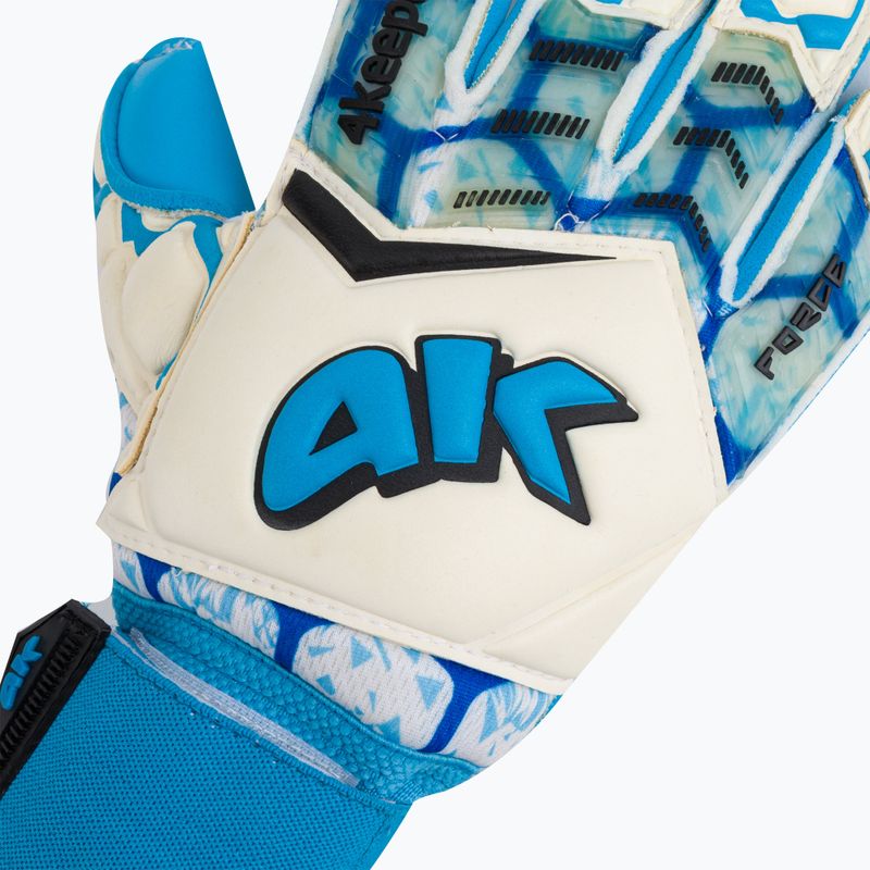 4keepers Force V-1.20 RF guanti da portiere bianco/blu 3