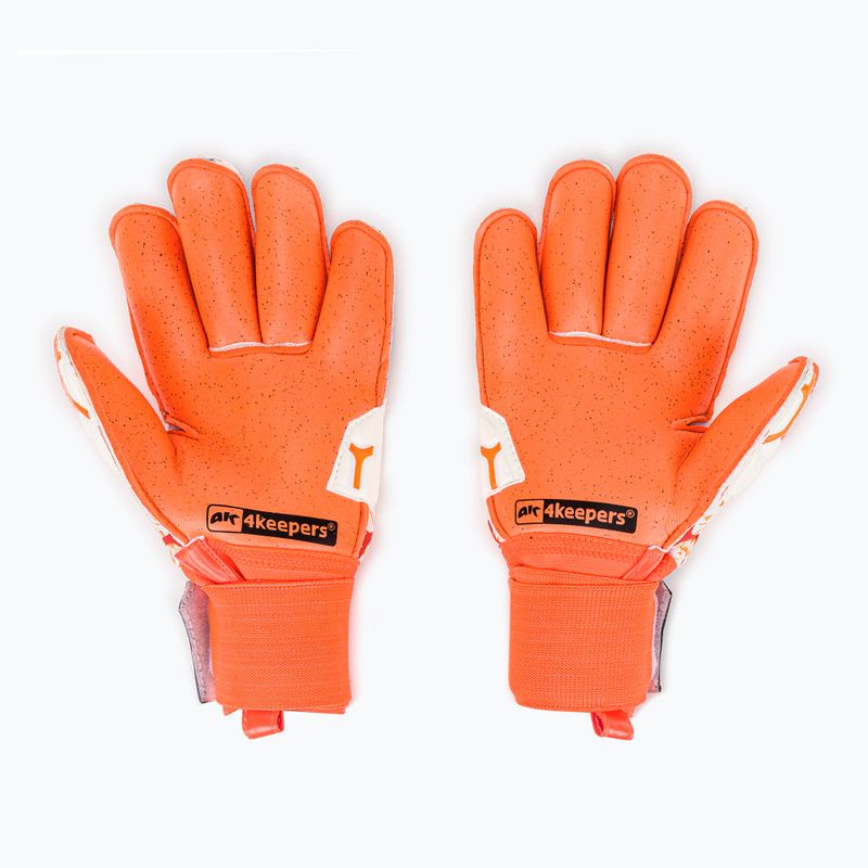 4keepers Force V 2.20 RF guanto da portiere bianco/arancio 3
