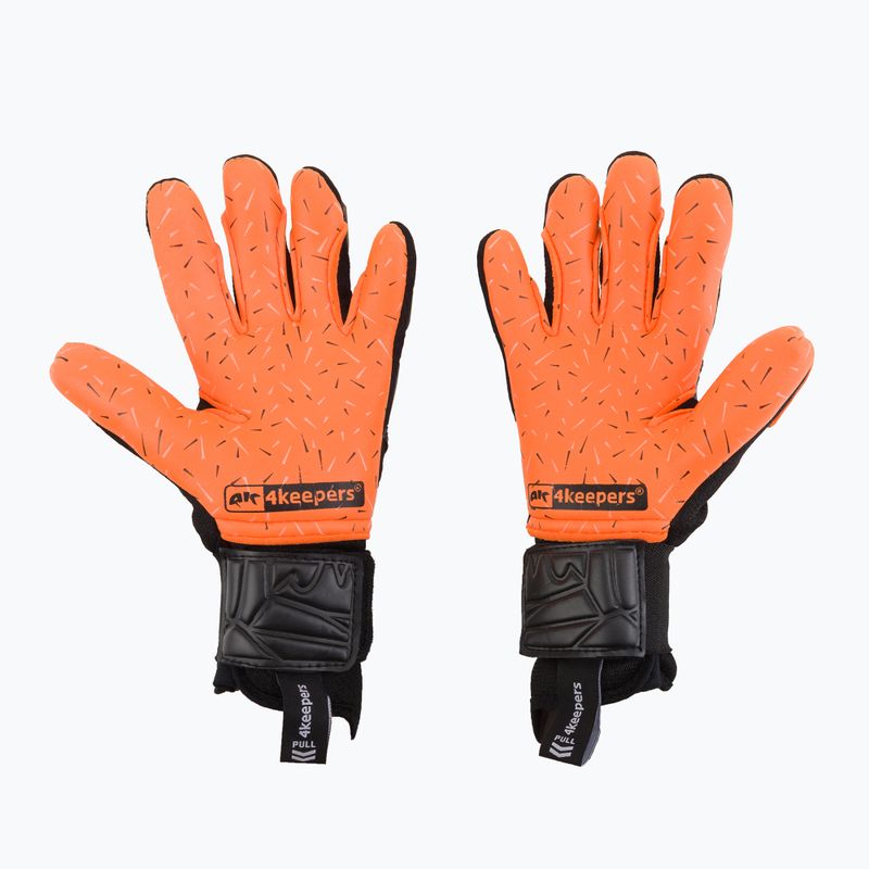 4keepers Equip Flame NC Jr guanti da portiere per bambini nero/multicolore 2