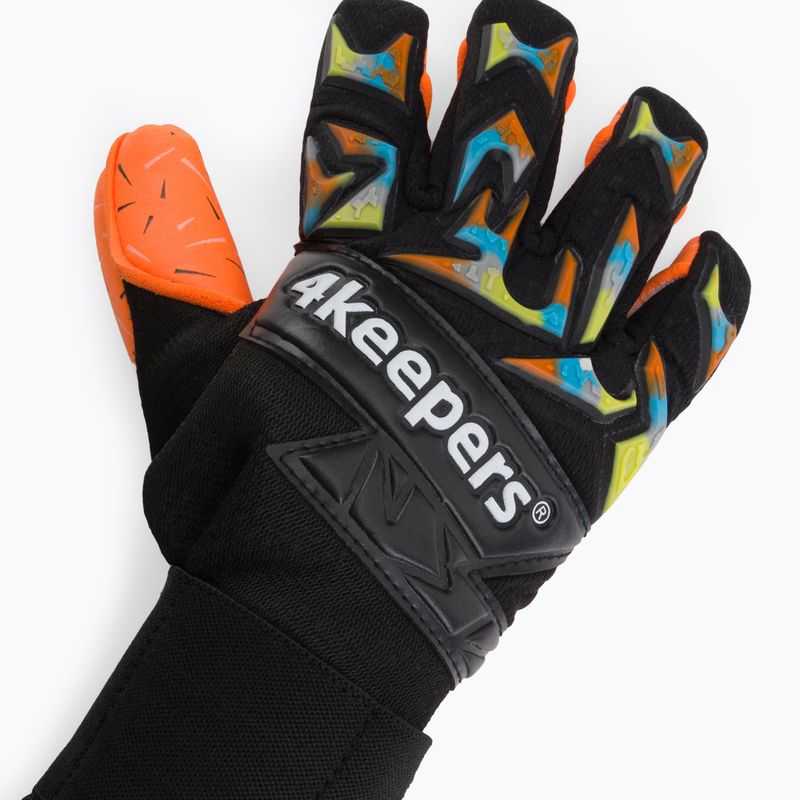 4keepers Equip Flame NC guanto da portiere nero/multicolore 3
