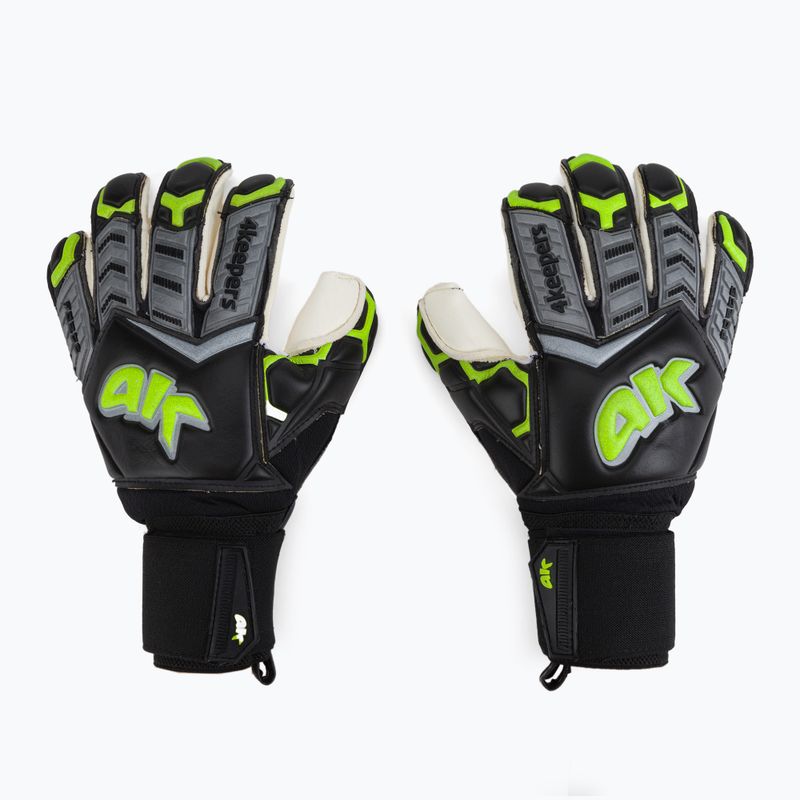 4keepers Force V-1.20 Black Edition Guanti da portiere RF nero/bianco/giallo