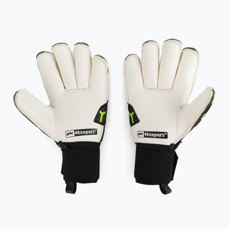 4keepers Force V-1.20 Black Edition Guanti da portiere RF nero/bianco/giallo 2