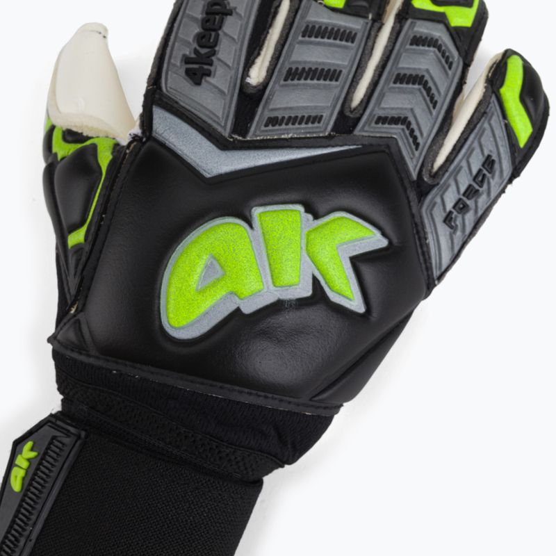 4keepers Force V-1.20 Black Edition Guanti da portiere RF nero/bianco/giallo 3