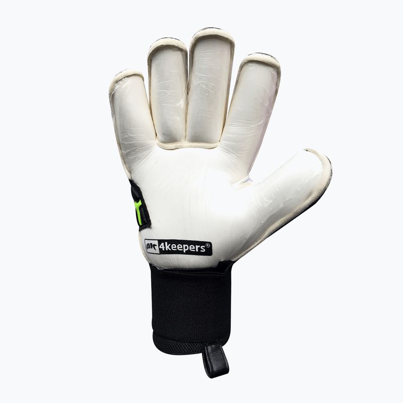 4keepers Force V-1.20 Black Edition Guanti da portiere RF nero/bianco/giallo 5
