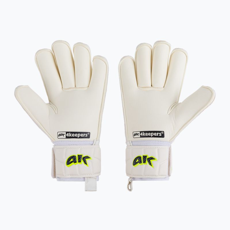 4keepers Champ Carbo V RF guanti da portiere per bambini bianco/giallo 2