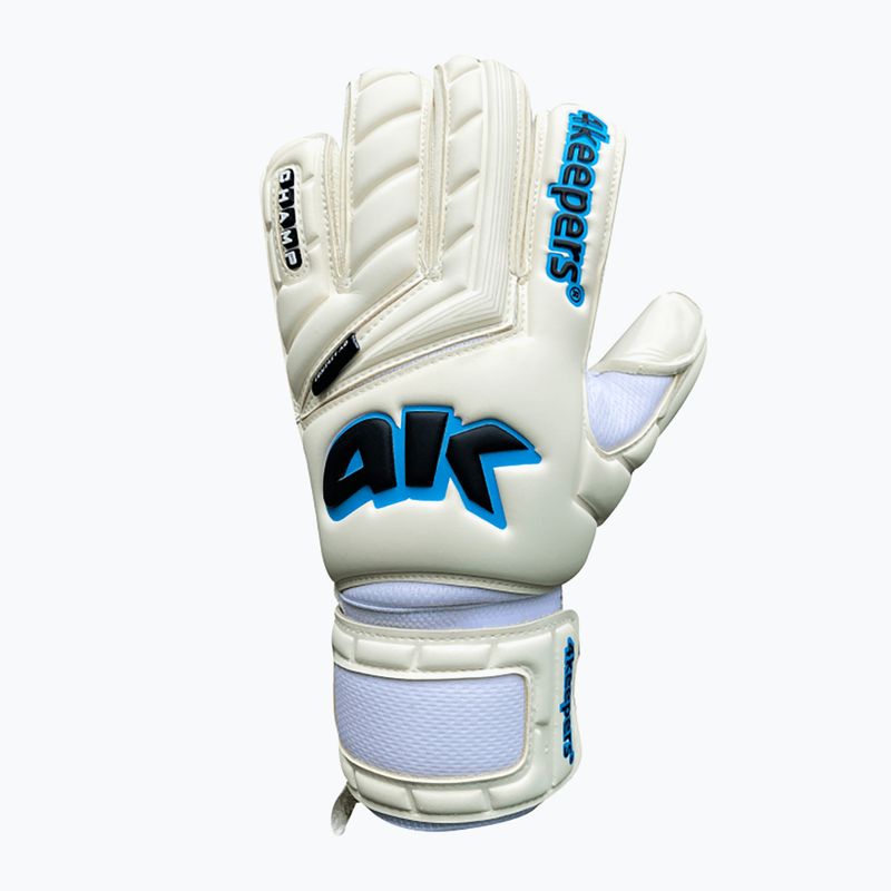 4keepers Champ AQ Contact V RF guanti da portiere bianco/blu 4