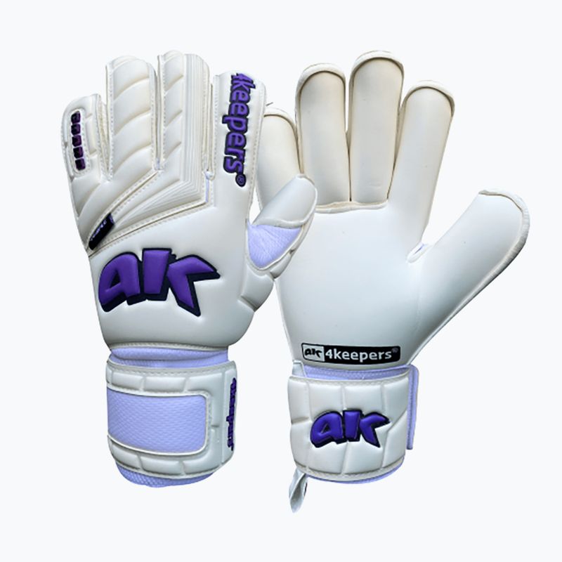 Guanti da portiere 4keepers Champ Purple V RF bianco/viola 6