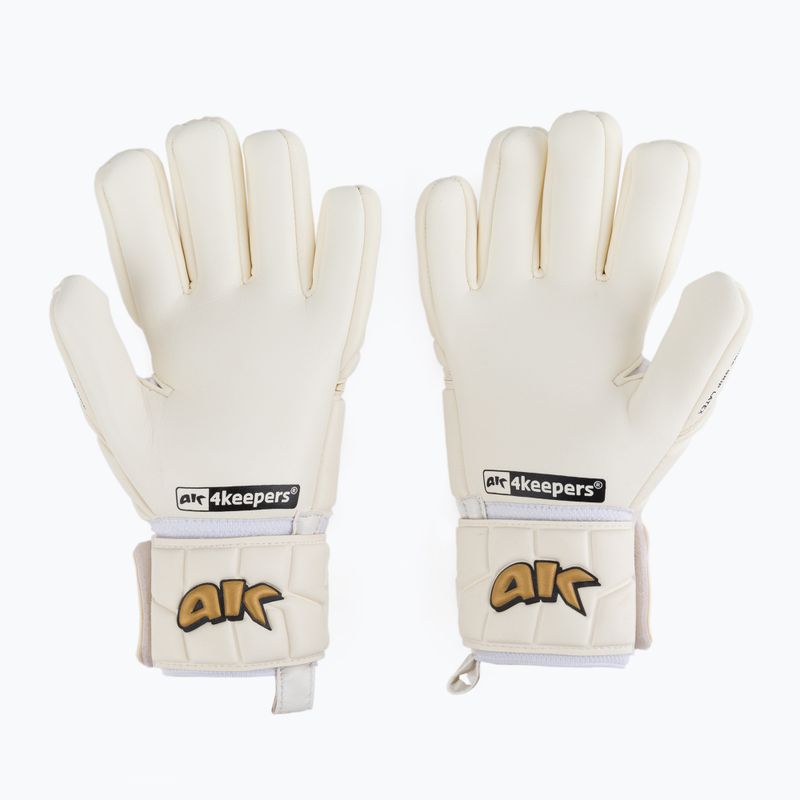 4keepers Champ Gold V NC guanti da portiere bianco/oro 2