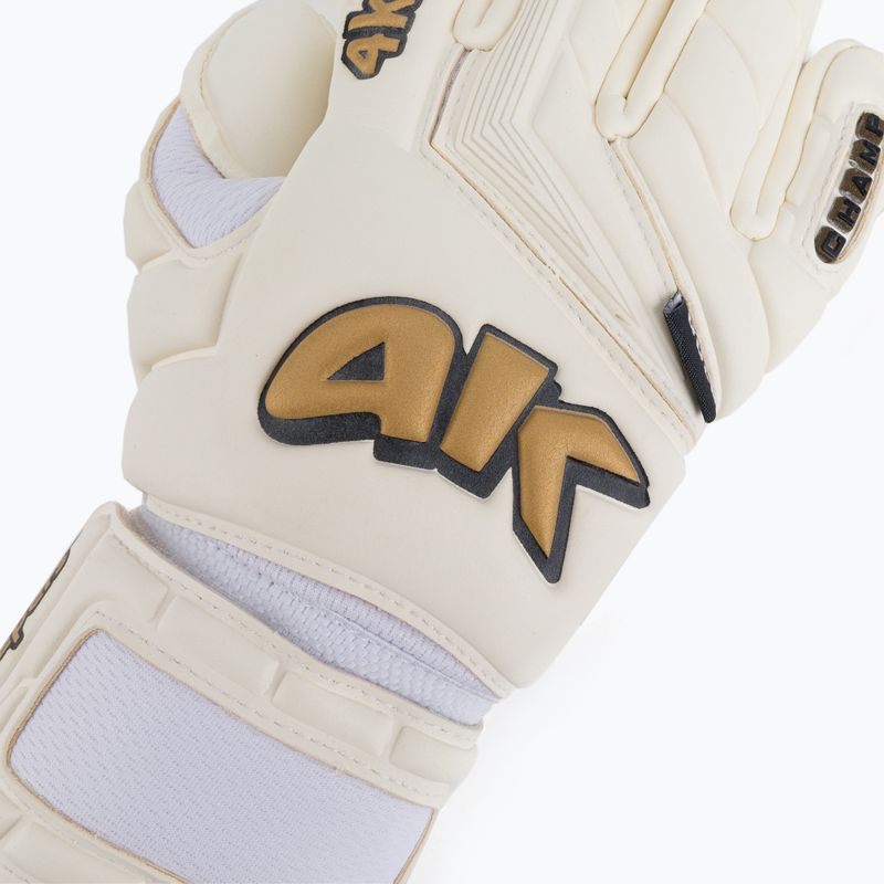 4keepers Champ Gold V NC guanti da portiere bianco/oro 3