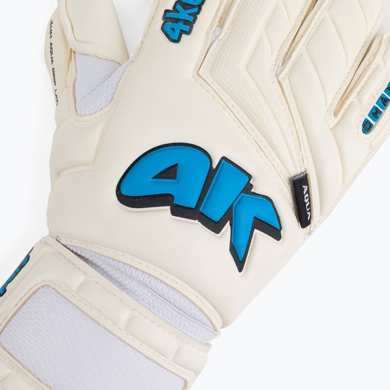 4keepers Champ Aqua V NC guanto da portiere bianco/blu 3