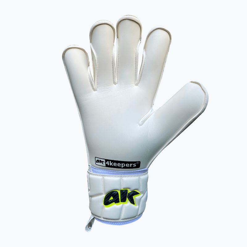 Guanti da portiere per bambini 4keepers Champ Carbo V HB bianco/giallo 5