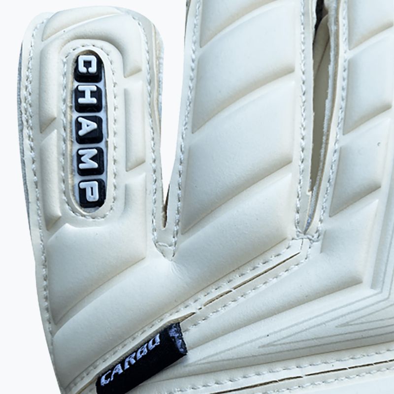 Guanti da portiere per bambini 4keepers Champ Carbo V HB bianco/giallo 7