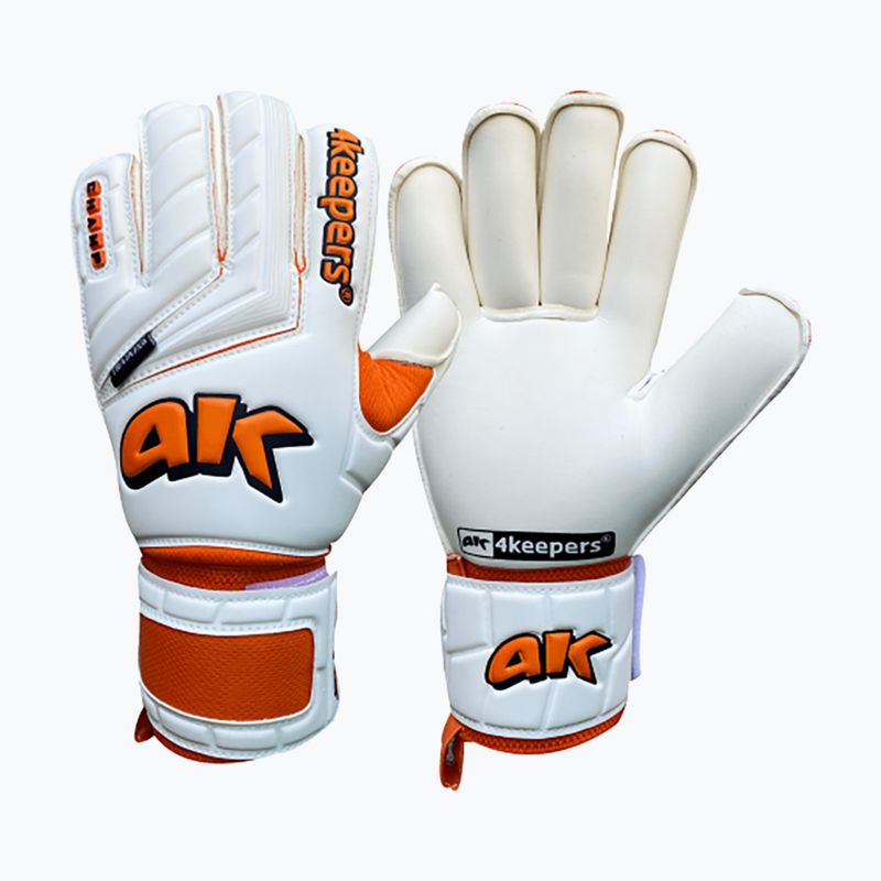 4keepers Champ Training V RF guanti da portiere bianco/arancio 6