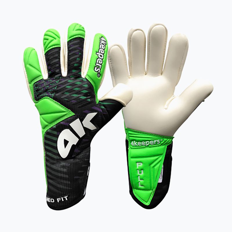 4keepers Neo Optima NC guanti da portiere per bambini nero/bianco/verde 6