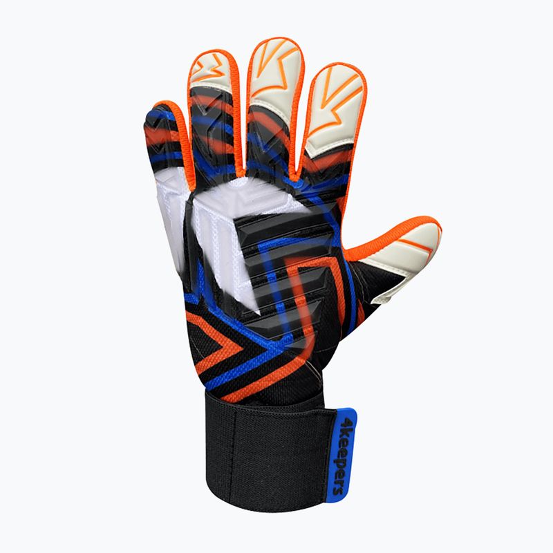 4keepers Evo Lanta NC guanti da portiere per bambini nero/bianco/blu 4