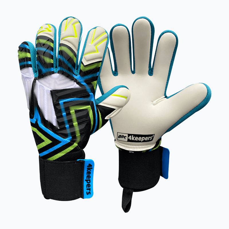 4keepers Evo Amson NC guanti da portiere nero/bianco/giallo 6