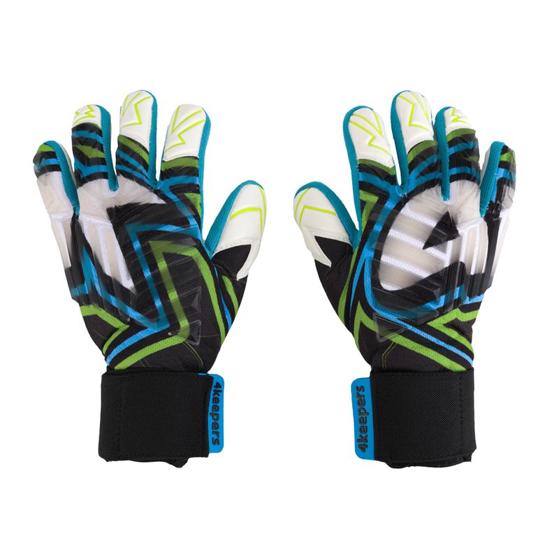 4keepers Evo Amson NC guanti da portiere per bambini nero/bianco/giallo