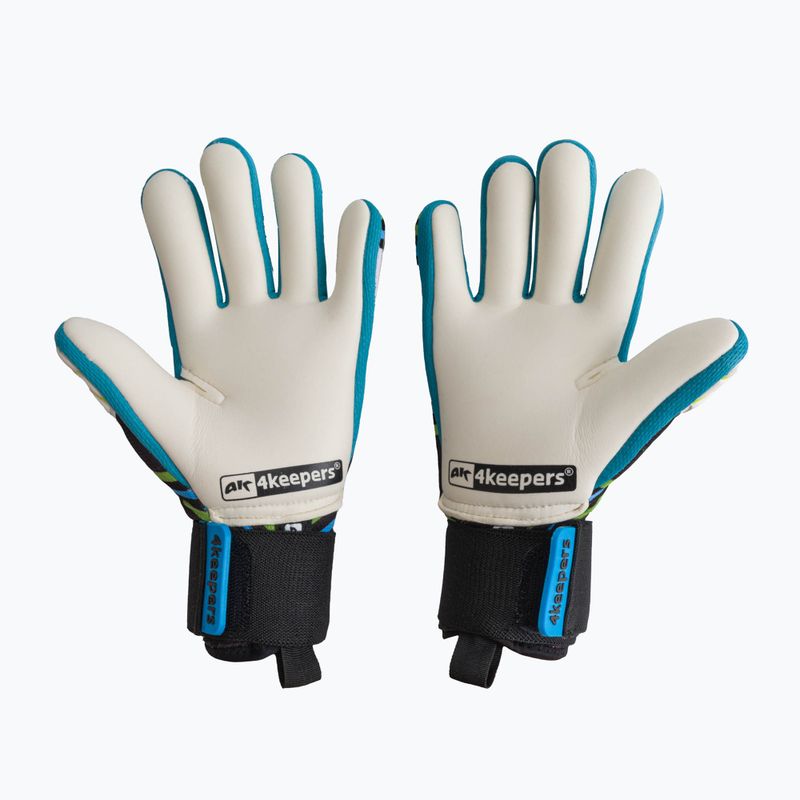 4keepers Evo Amson NC guanti da portiere per bambini nero/bianco/giallo 2