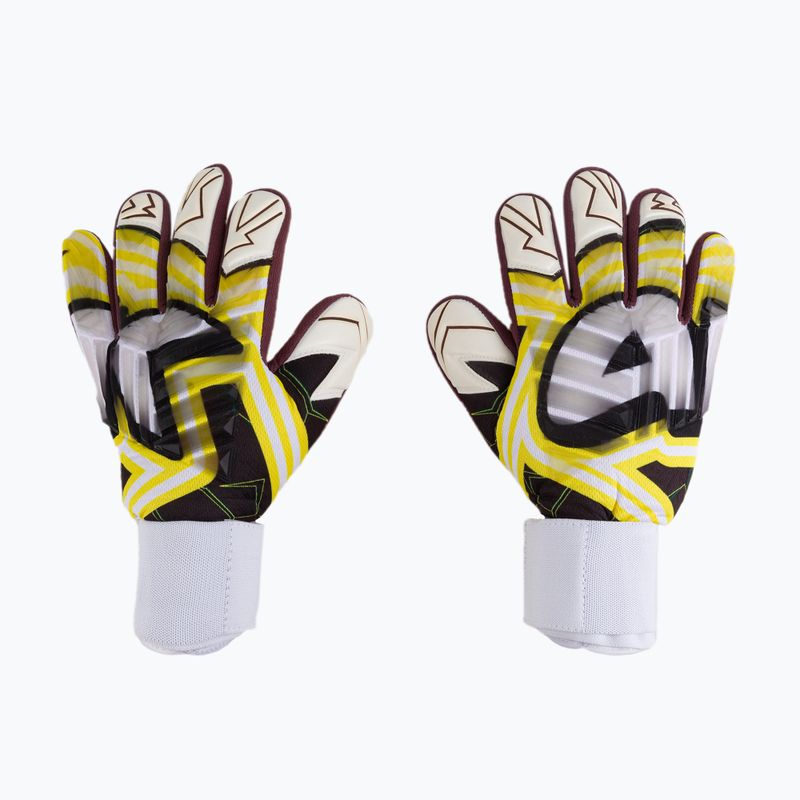 4keepers Evo Trago NC guanti da portiere bianco/nero/giallo