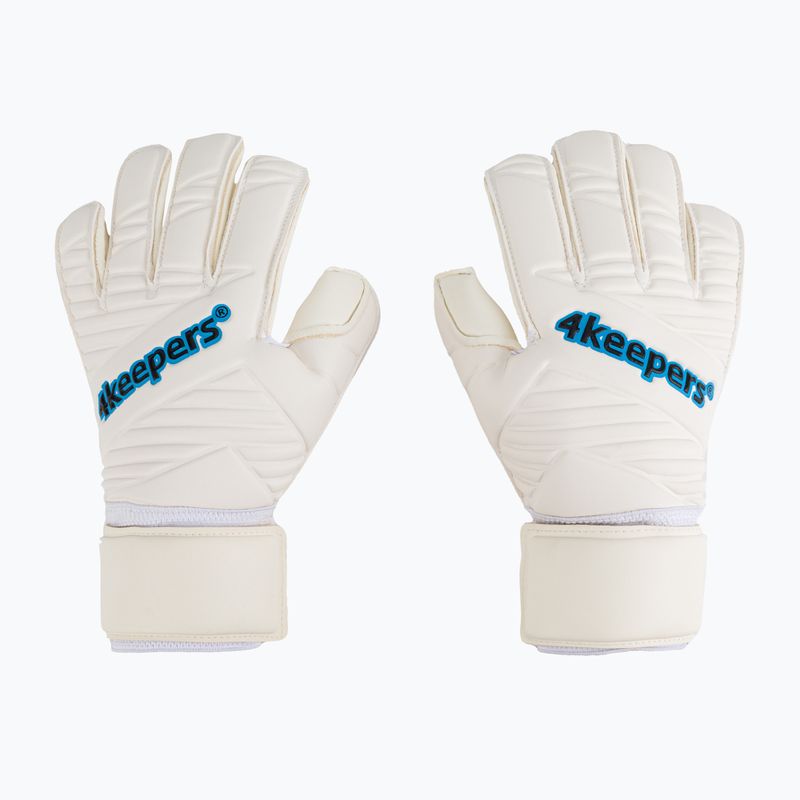 4keepers Retro IV RF guanti da portiere per bambini, bianco