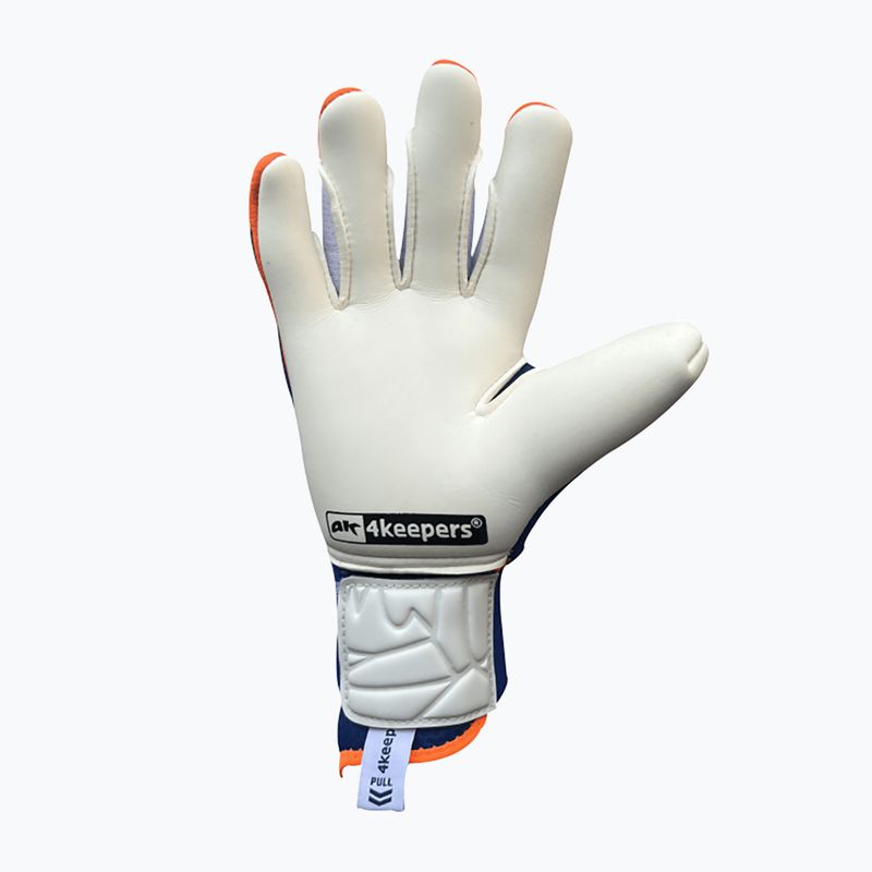 4keepers Equip Puesta NC Jr guanti da portiere per bambini blu/arancio 5
