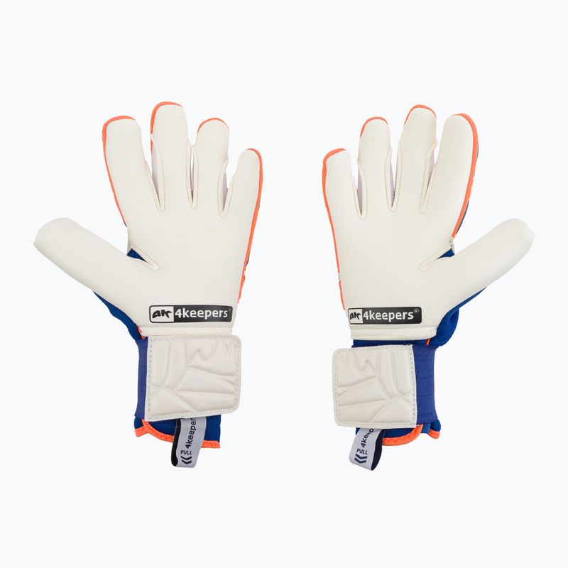 4keepers Equip Puesta NC guanti da portiere blu/arancio 2