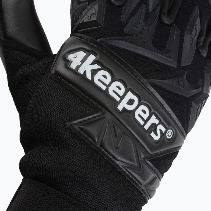 4keepers Equip Panter NC Jr guanti da portiere per bambini nero 3