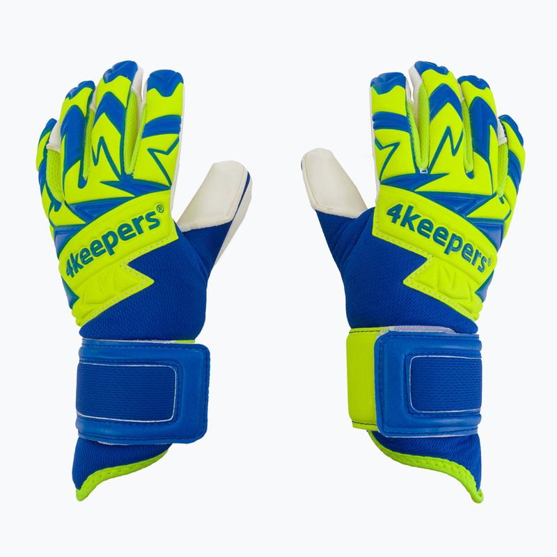 4keepers Equip Breeze NC Jr guanti da portiere per bambini blu/verde