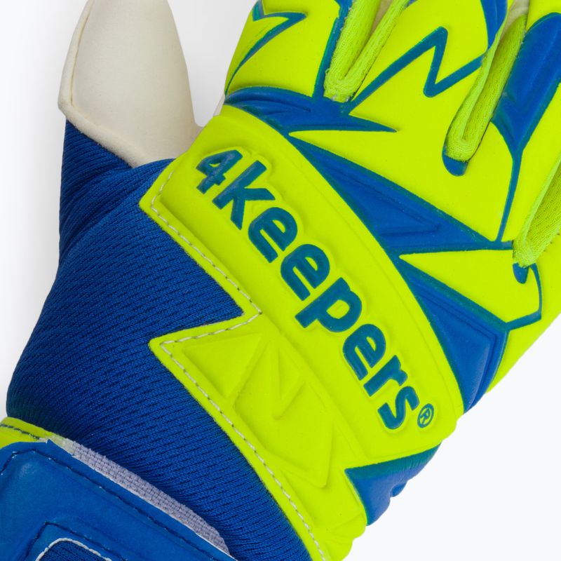 4keepers Equip Breeze NC Jr guanti da portiere per bambini blu/verde 3