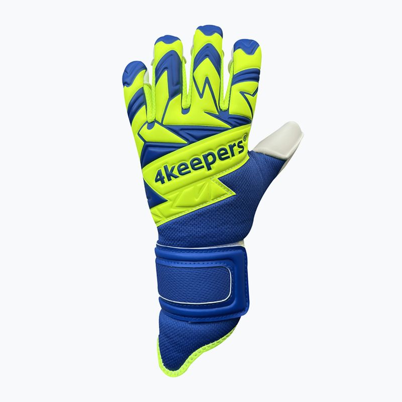 4keepers Equip Breeze NC Jr guanti da portiere per bambini blu/verde 4