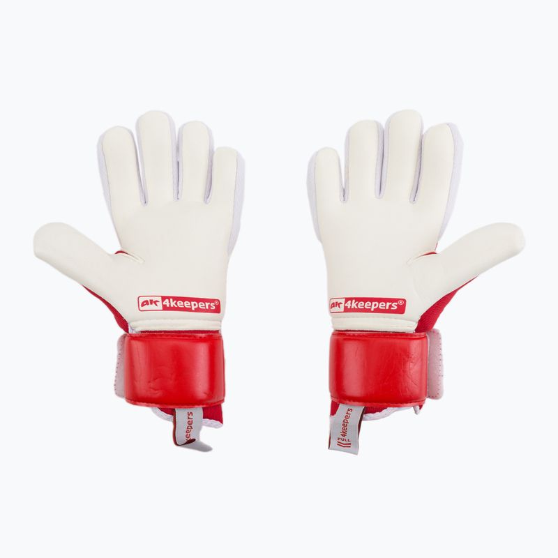 Guanti da portiere per bambini 4keepers Equip Poland NC Jr bianco/rosso 2
