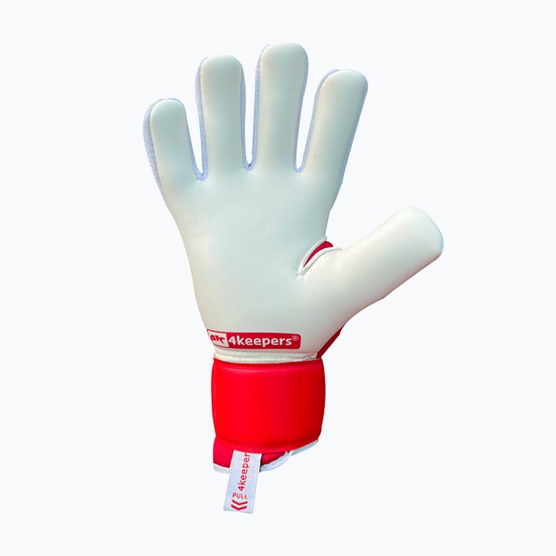 Guanti da portiere per bambini 4keepers Equip Poland NC Jr bianco/rosso 5