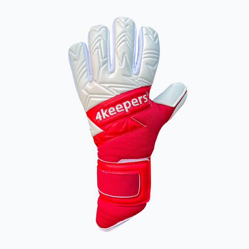 4keepers Equip Poland NC guanti da portiere bianco/rosso 4