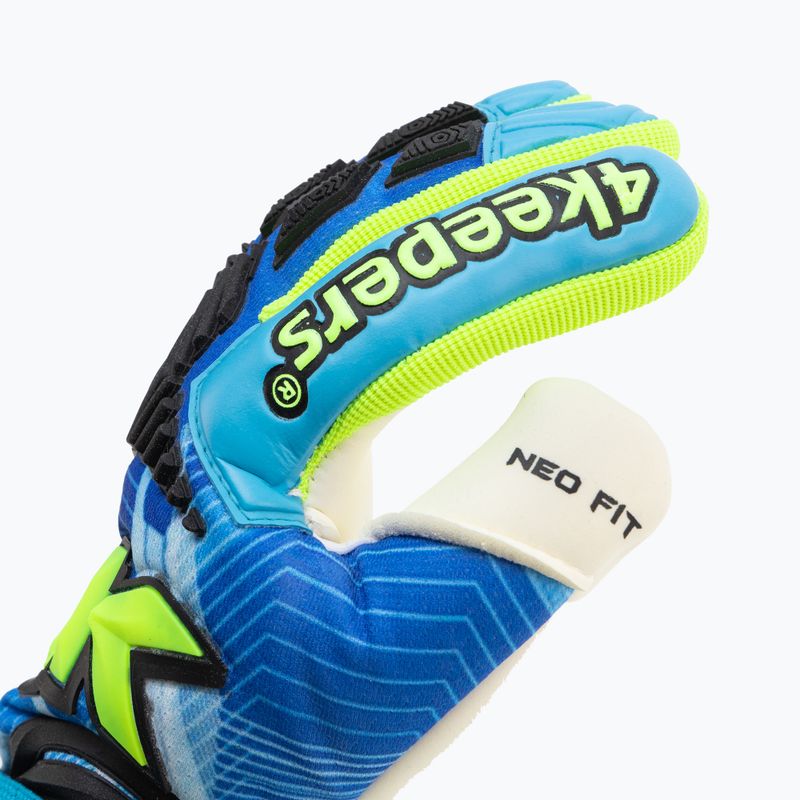 Guanti da portiere per bambini 4keepers Neo Liga NC Jr blu 3