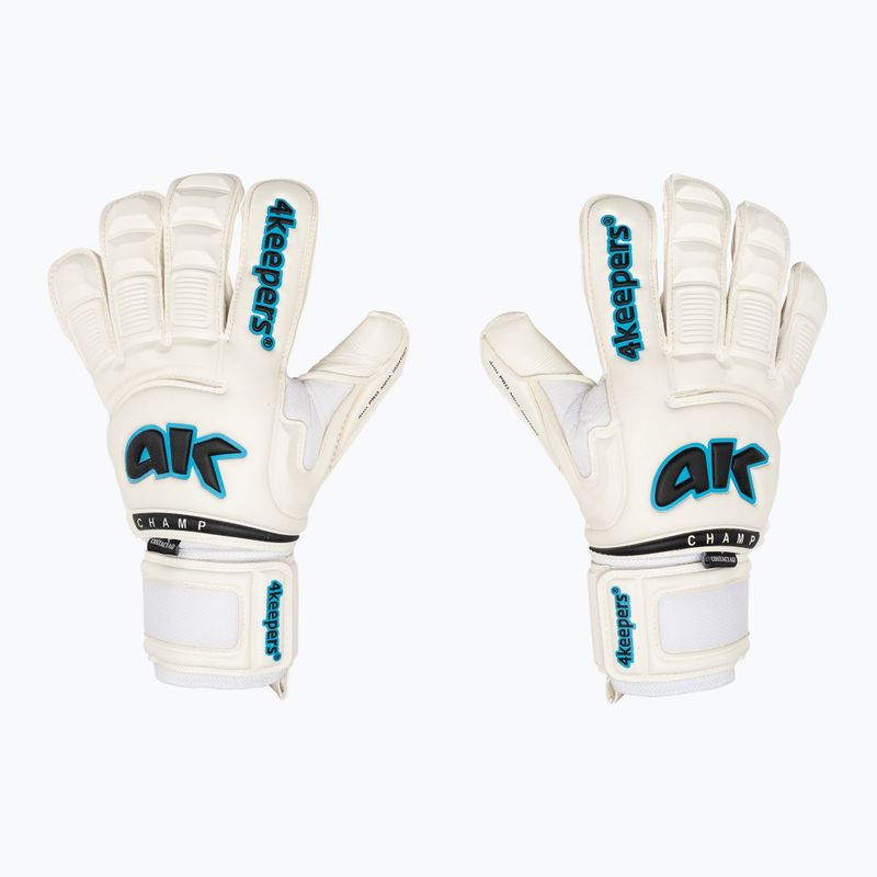 4Keepers Champ AQ Contact VI guanti da portiere bianchi