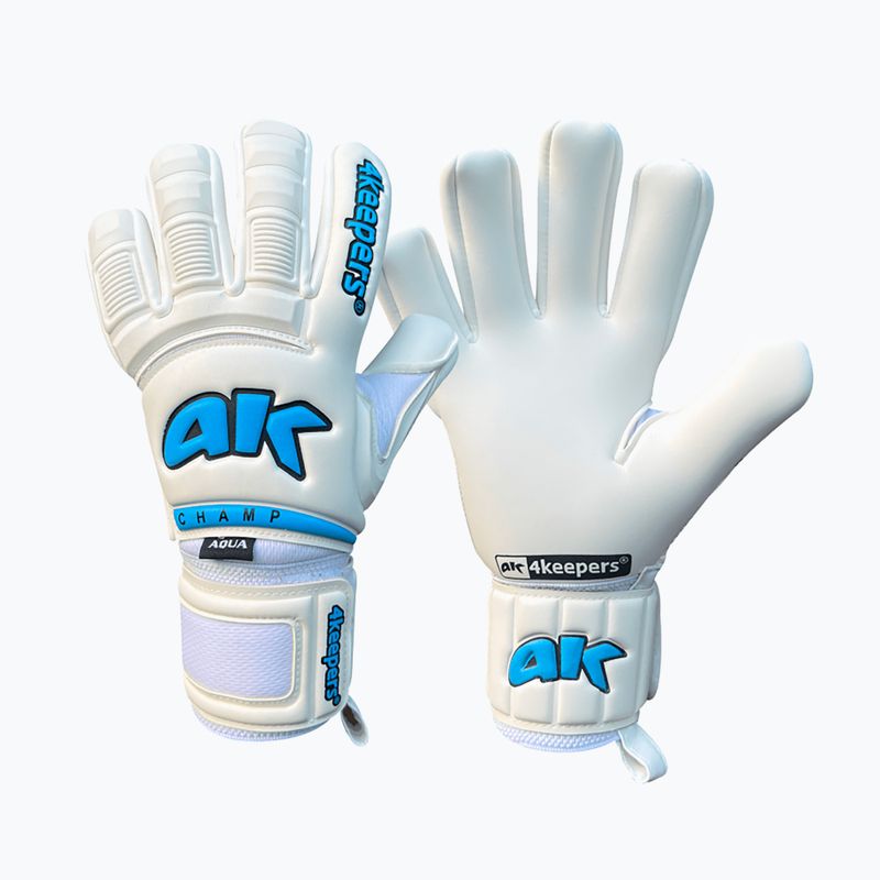 4Keepers Champ Aqua VI guanto da portiere bianco 4