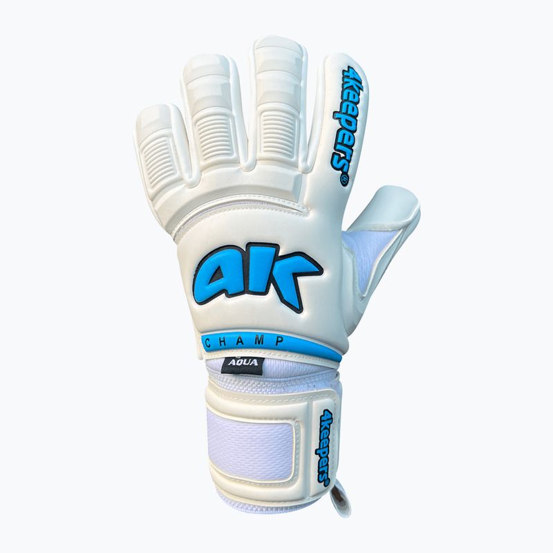 4Keepers Champ Aqua VI guanto da portiere bianco 5