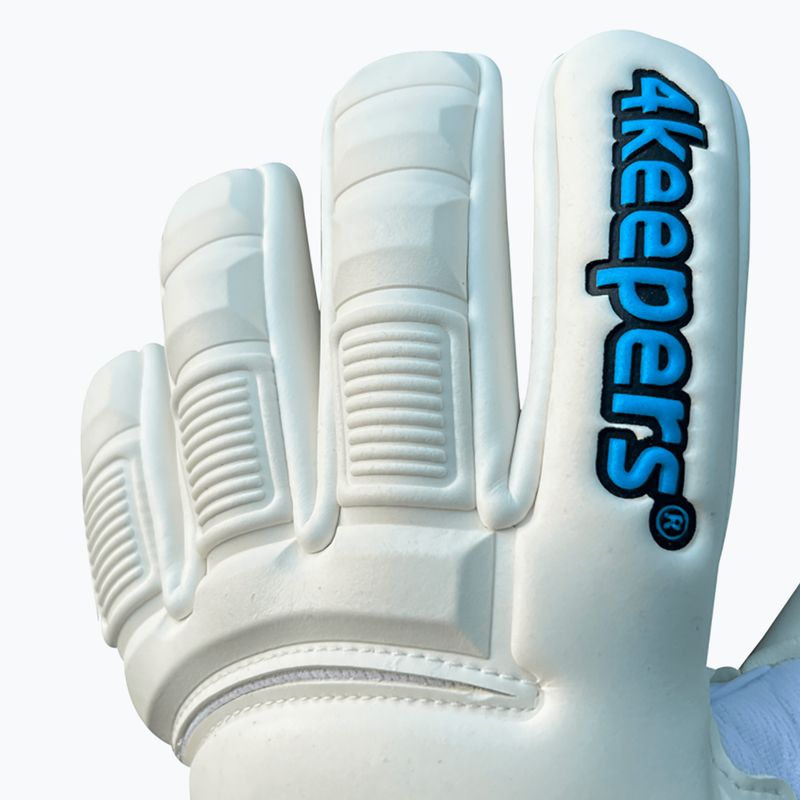 4Keepers Champ Aqua VI guanto da portiere bianco 8