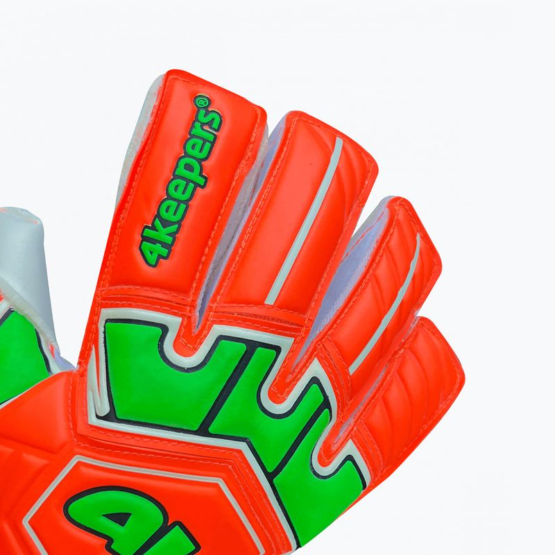 Guanti da portiere per bambini 4keepers Guard Fogo Mnc Jr arancio 5